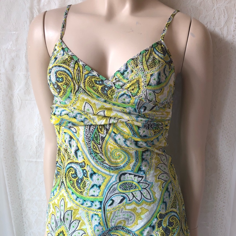 2/$22🔥Express D Studio 💯 Silk Paisley Cami